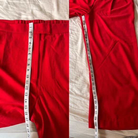 Ever New Nylah Curve Wide Leg Pants 16 Salsa Red - Picture 13 of 15